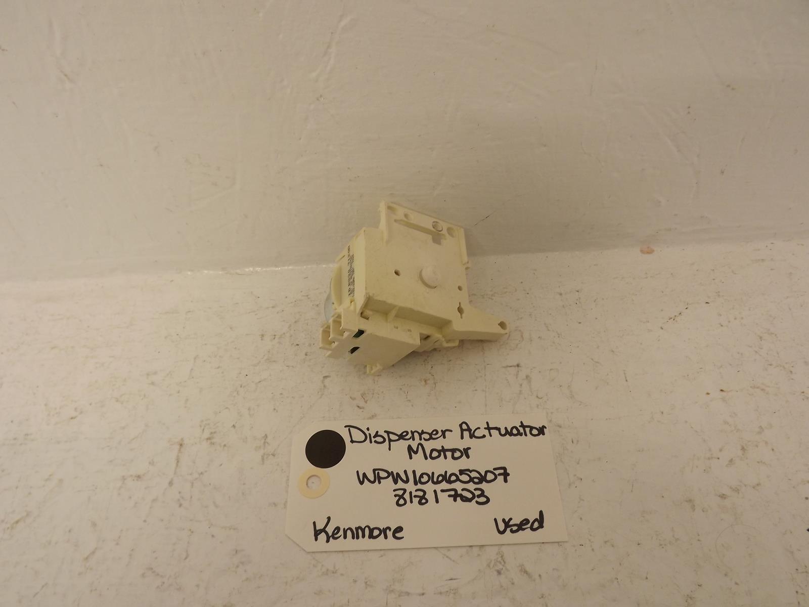 Kenmore Washer WPW10665207 8181723 Dispenser Actuator Motor Used Kenmore Washer WPW10665207 8181723 Dispenser Actuator Motor Used